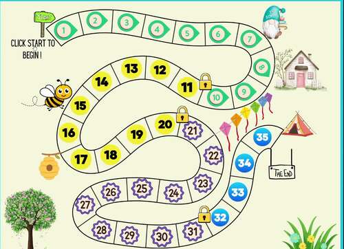 4th Grade Spring Multiplication Word Problems Review Digital Game Box Method
