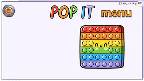ONLINE games Pop It Fidget Awesome PPT Activities with a Die