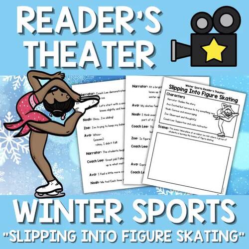 Figure Skating Reading Activity | Winter Sports Readers Theater Script Play