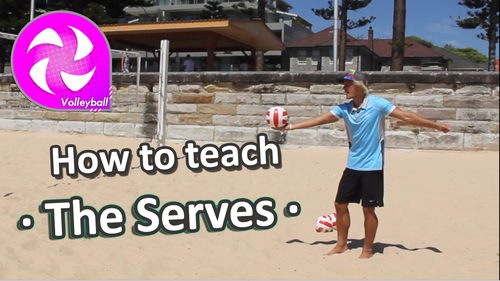Preview of How to teach Volleyball - The Serves - PE sport skills grades 3-6