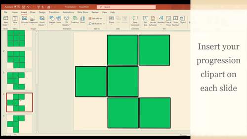 Mystery Picture Progression Clipart Templates by Hands on Learning LLC