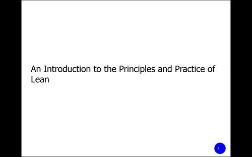 An Introduction to the Principles and Practice of Lean by TheXpert Store