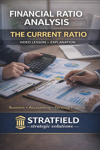Preview of The Current Ratio – Financial Ratio Analysis Lesson & Video