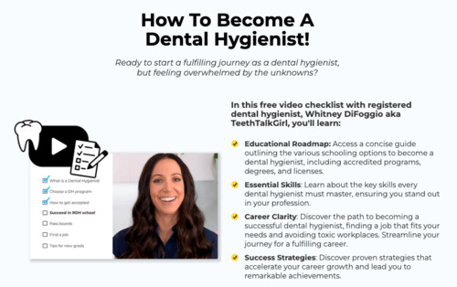 Preview of Is a career in dental hygiene for you?