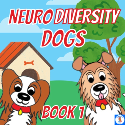 Preview of VIDEO BOOK 1 NEURODIVERISTY DOGS. SEL, Autism, Speech Therapy, Social.