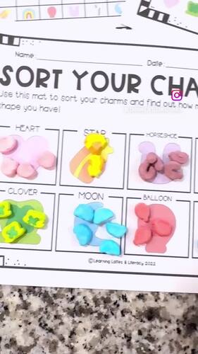 Lucky Charm Graphing Math Activity St. Patrick's Day Cereal Math Activities