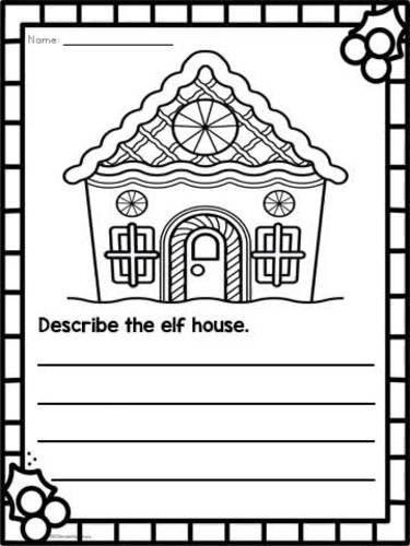Christmas Elf Writing Worksheets & Activities | Workbook | Elf on the Shelf