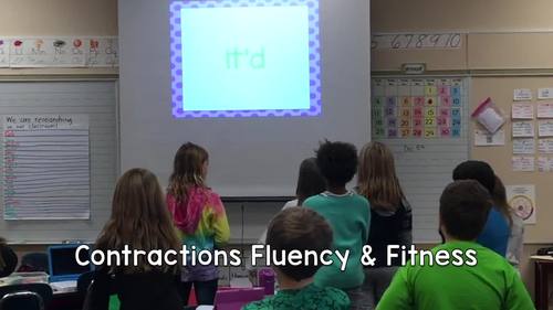 3rd Grade Fluency Fitness Brain Breaks BUNDLE By Tickled Pink In Primary