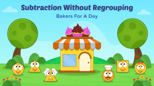 Preview of Subtraction without Regrouping : Math Story Video 40 for Kids Aged 6 to 8