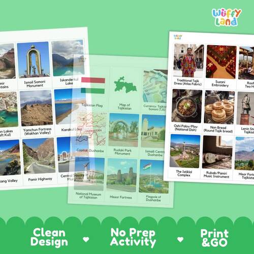 Tajikistan Geography & Culture Flashcards | Central Asia Country Study