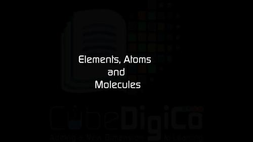 Preview of Elements, Atoms and Molecules - High quality HD Animated Video - eLearning