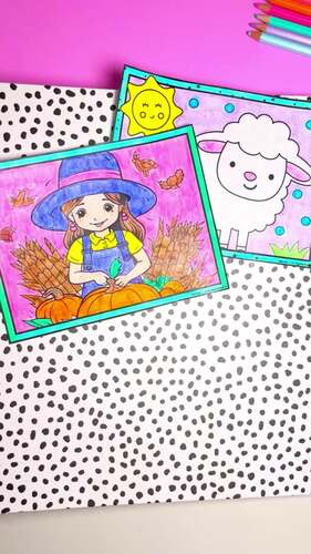 Farm Coloring Pages | Kids Farm Animals Coloring Book | Spring Coloring ...