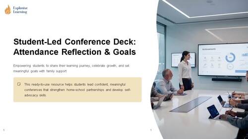 Student Led Conference Deck Attendance Recovery : Discussion & Skill ...