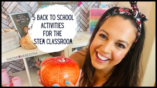 Preview of Back to School STEM Lessons-STEM Back to School Bootcamp