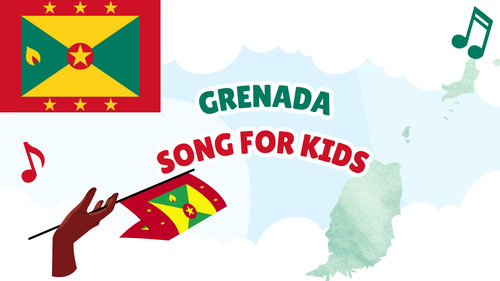 Preview of Grenada Song for Kids | Geography Video, MP3 & Lyrics PDF