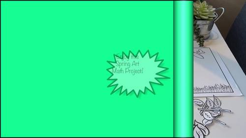 Spring Math Craft Activity | Multiplication & Addition Review | 2nd 3rd 4th