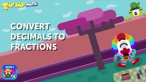 Preview of Converting Decimals to Fractions