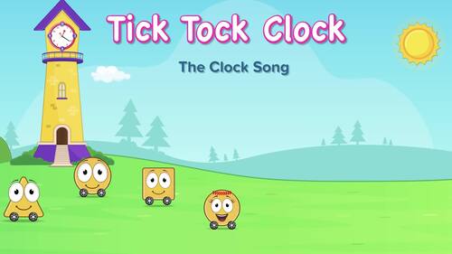 Preview of Clock : Math Song Video 7 for Kids Aged 3 to 6