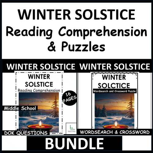 Winter Solstice Reading Comprehension Activity | Wordsearch Crossword ...