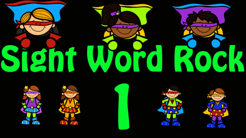 Preview of Sight Word Rock 1 Video (Fry's Sight Words 1-10)
