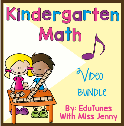 Preview of Kindergarten Math Videos COMPLETE Set