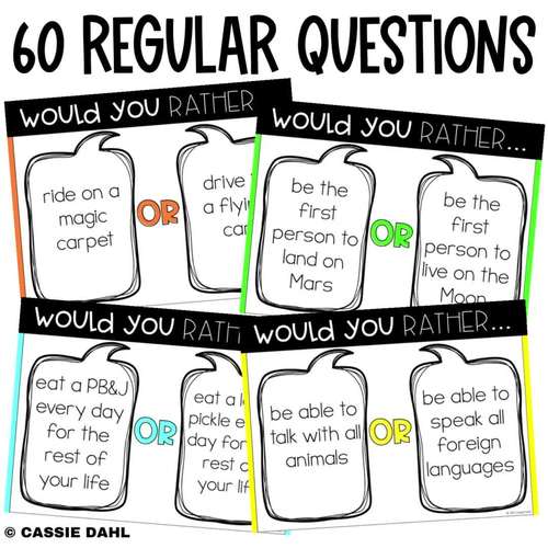 Would You Rather (Digital ResourceGoogle Slides) by Cassie Dahl