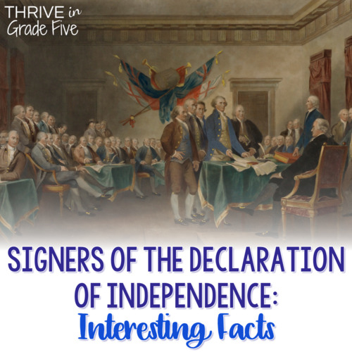 Preview of Declaration of Independence Signers: Interesting Facts - Video & More