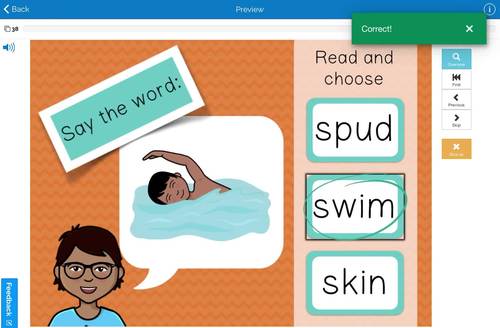 BOOM CARDS™ CCVC: Say, read and build the CCVC words by The Resource Elf
