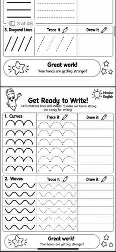 ‏Handwriting Journey | Practice Workbook: Letter Formation, Words ...