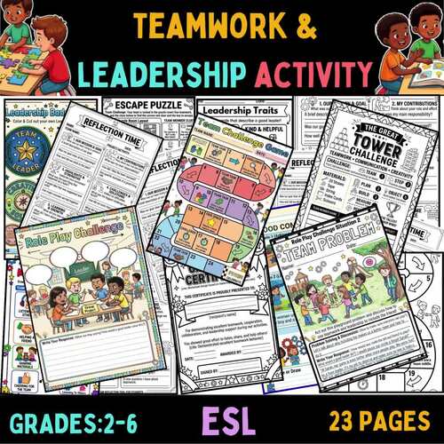 Back to School Teamwork Leadership Activities | Problem Solving ...