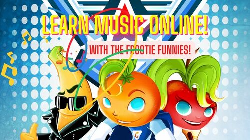 Preview of Frootie Funnies Music Lesson