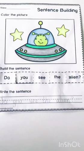 Space Themed Sentence Building by Terrific Teaching Tactics | TpT