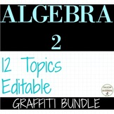 Algebra 2 One Pager Graffiti Activity for Assessment