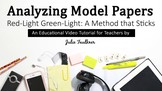 Teaching Writing, A Strategy for Analyzing Model Papers, V