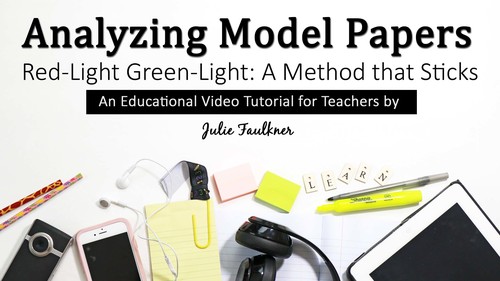 Preview of Teaching Writing, A Strategy for Analyzing Model Papers, Video for Teachers