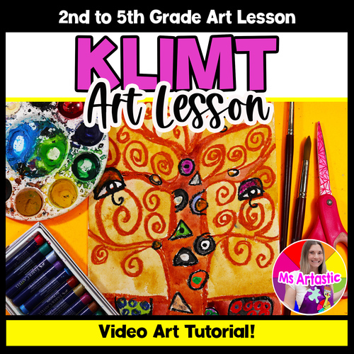 Gustav Klimt Tree of Life Art Lesson Art History Elementary Klimt Art ...