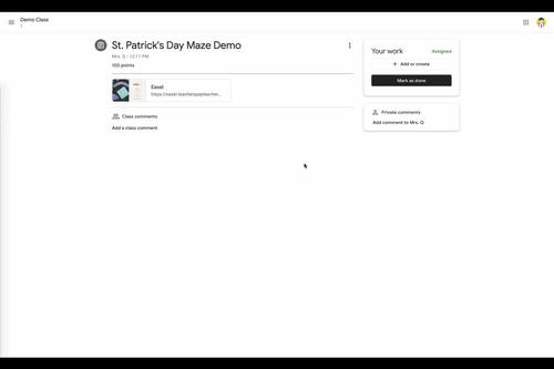 St. Patrick's Day: One & Two-Step Equations Maze Activity by Qwizy