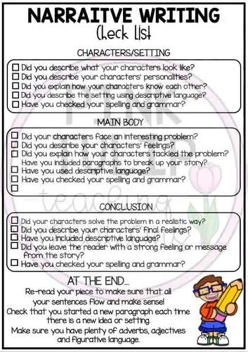 narrative writing worksheet pack no prep lesson ideas tpt