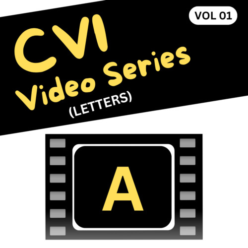 Preview of CVI Video Series Vol 01 | ABC Lesson for Kids with Cerebral Visual Impairment