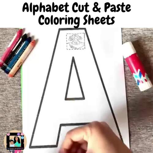 Alphabets & Numbers Coloring Pages Beginning Sound & Subitizing Activity Bundle