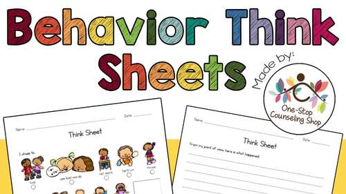 Behavior Think Sheets