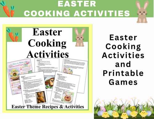 Easter Cooking Activities & Printable Games – Recipes + Fun Printables