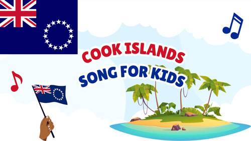 Preview of Cook Islands Song for Kids | Learn About the Cook Islands | Oceania Island