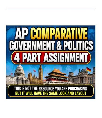 AP Comparative Government - Unit 1.6 Power Changes - 4 Part Assignment ...