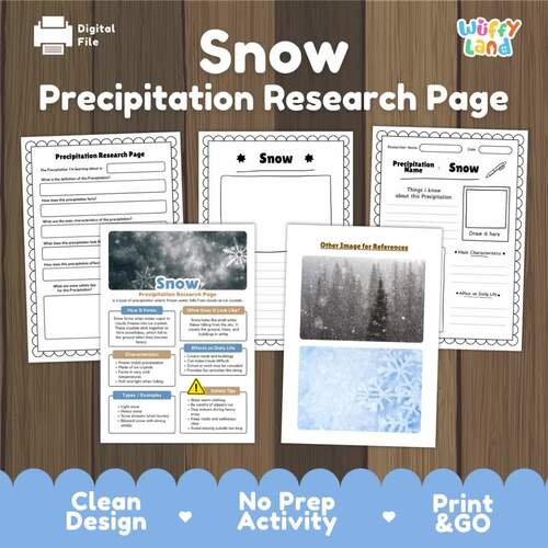 Snow Precipitation Research Project | Winter Weather Science ...