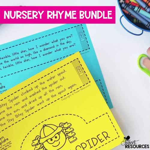 Twinkle Twinkle Little Star Nursery Rhymes Posters, Readers and Printables!