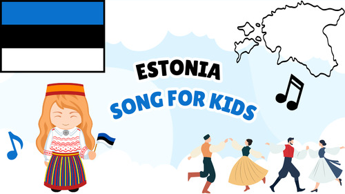 Preview of Estonia for Kids – Country Song with Real Footage | MP3 + Lyrics PDF