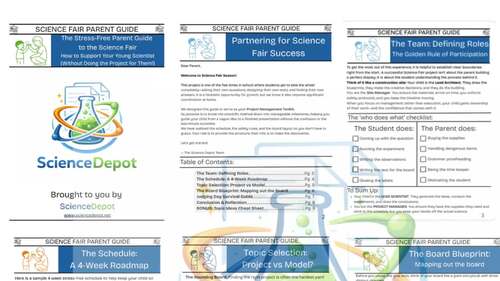Science Fair Survival Guide for Parents | Step-by-Step Project Guide PDF