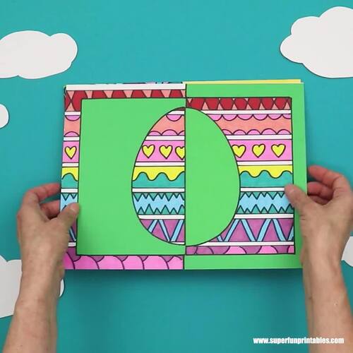 Easter Positive Negative Art by Super Fun Printables | TPT