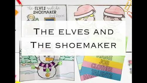 ELVES & SHOEMAKER Story | Reading comprehension & writing activities
